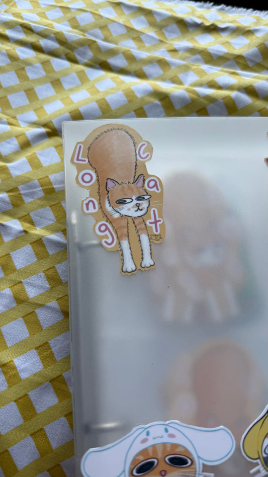 Long Cat Sticker