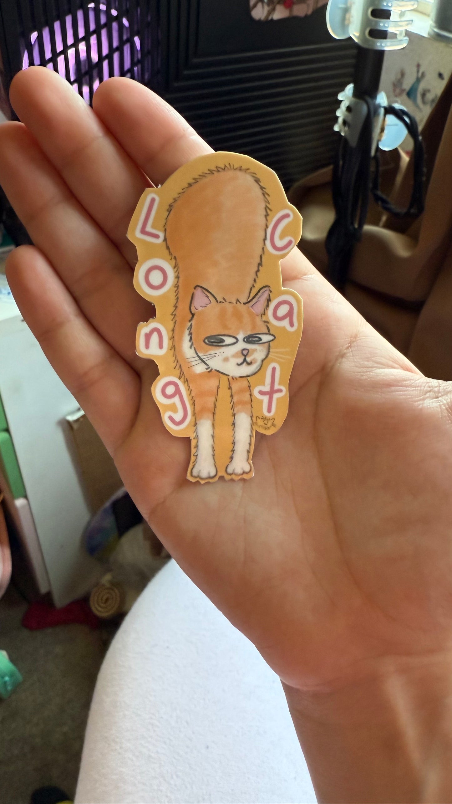 Long Cat Sticker