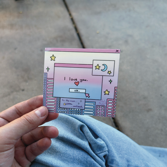 I Love You Aesthetic Sticker