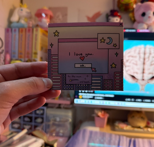 I Love You Aesthetic Sticker