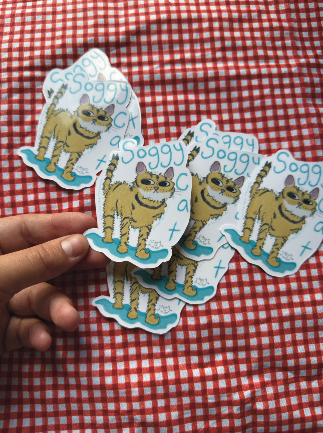 Soggy Cat Sticker