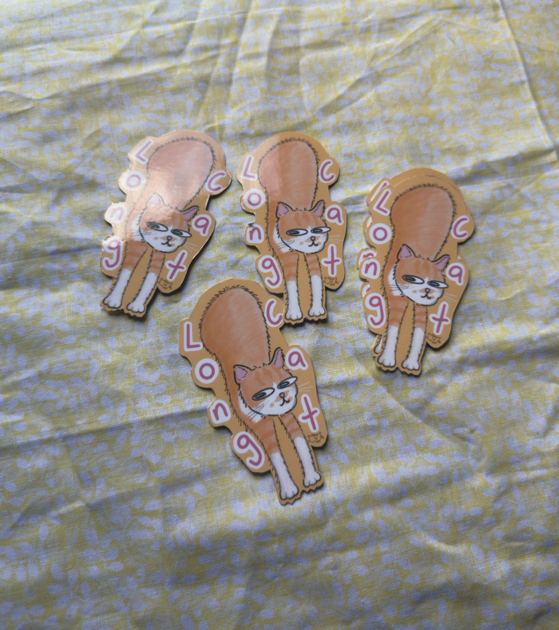 Long Cat Sticker