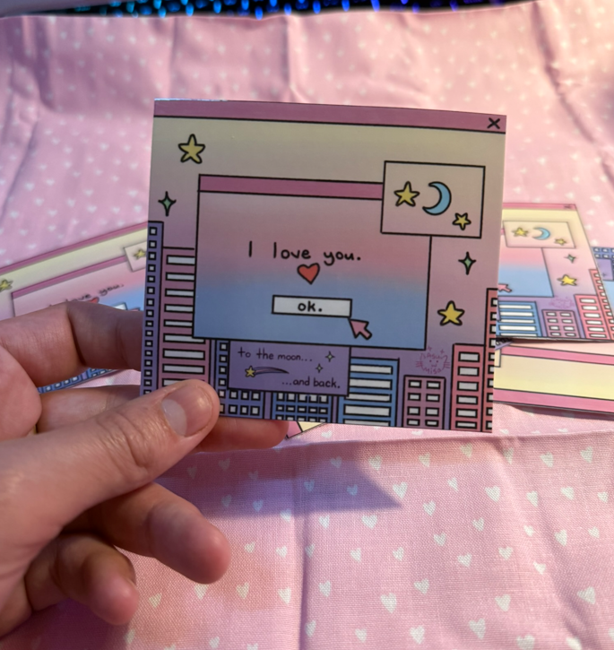 I Love You Aesthetic Sticker